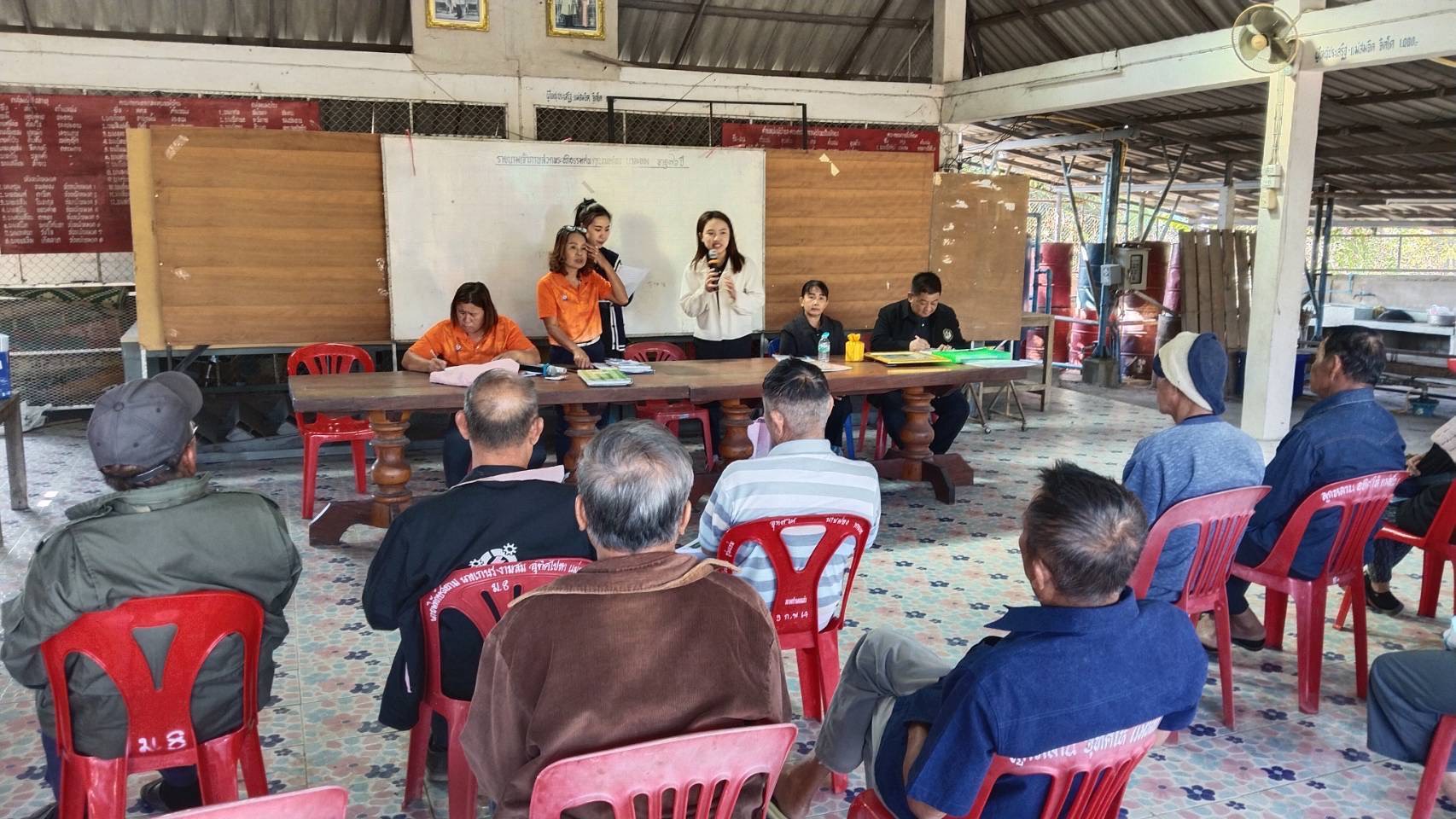  พช.แจ้ห่ม : ดำเนินโครงการพัฒนาศักยภาพคณะกรรมการหมู่บ้านต้นกล้ากองทุนแม่ของแผ่นดิน