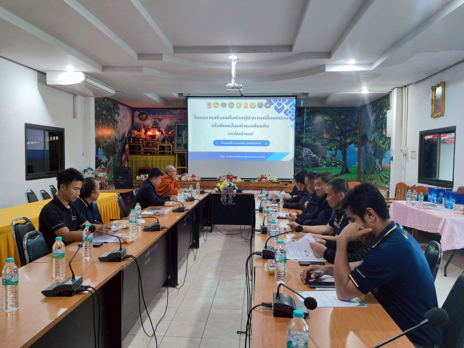 พช.แจ้ห่ม :ดำเนินการโครงการสร้างเครือข่ายผู้นำการเปลี่ยนแปลงเพื่อขับเคลื่อนตำบลเข้มแข็ง (ระดับตำบล)