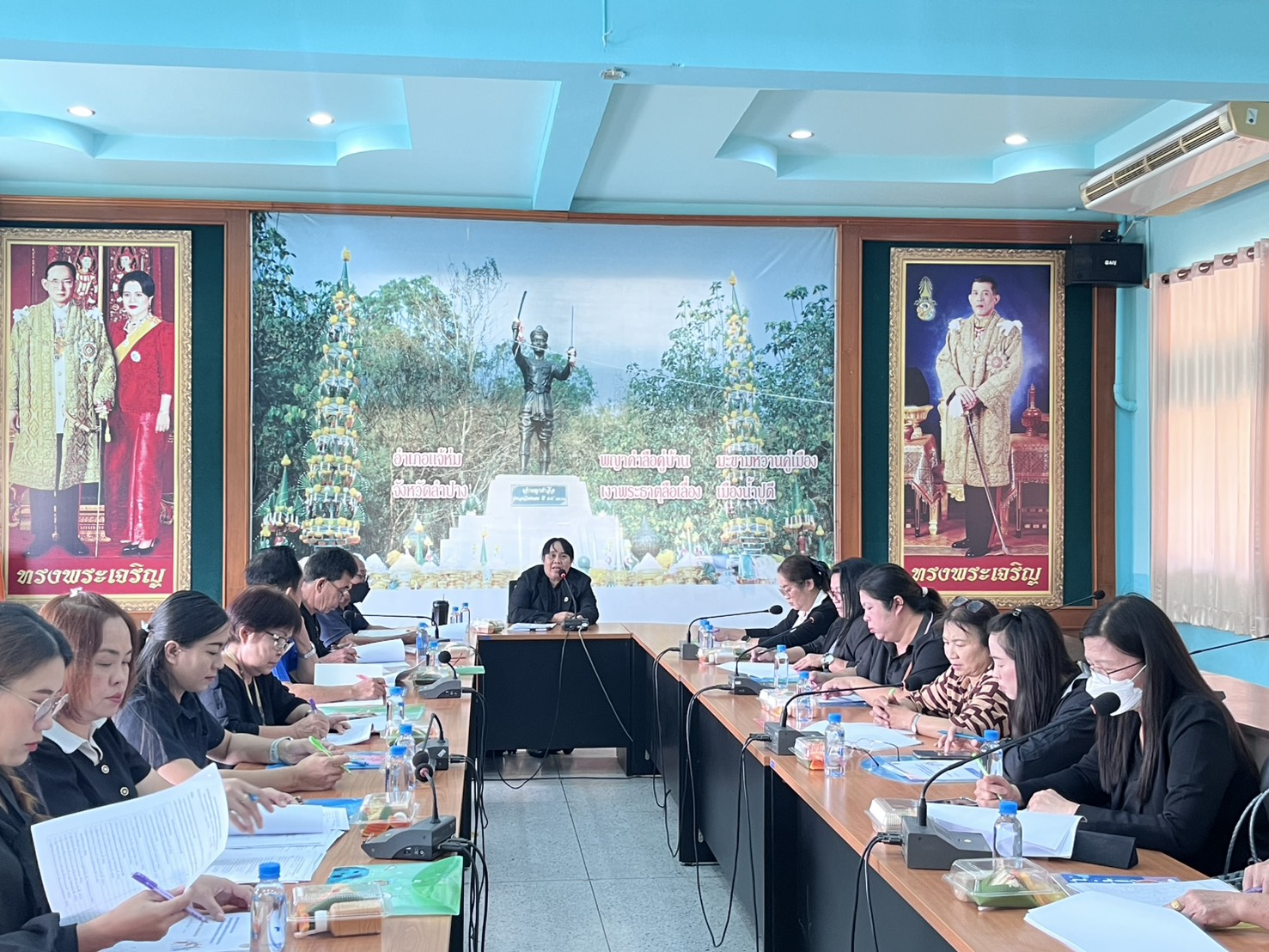 พช.แจ้ห่ม:  โครงการประชุมเชิงปฏิบัติการส่งเสริมการบูรณาการกลไกการขับเคลื่อนการขจัดความยากจน