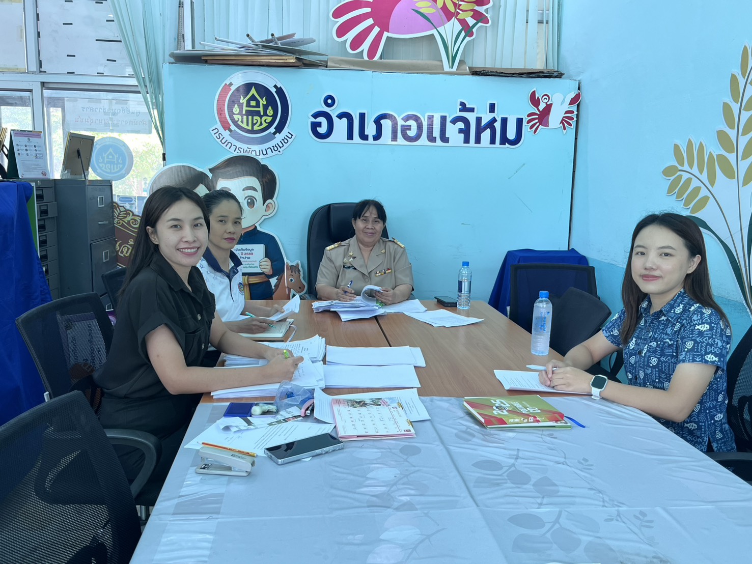 พช.แจ้ห่ม : ประชุมสำนักงานพัฒนาชุมชน ประจำเดือนกรกฎาคม 2569